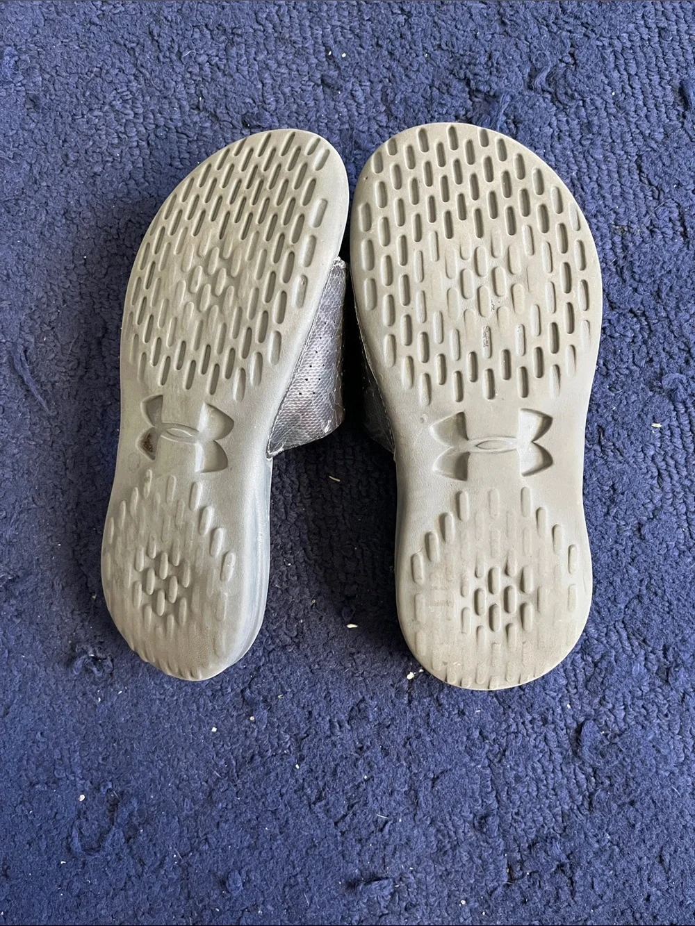 Under Armour Kids' Brown/Tan Slide Sandals